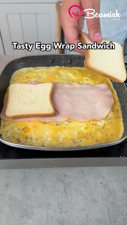 Tasty Egg Wrap Sandwich #delicious #egg #sandwich