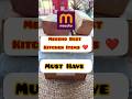Meesho Best Kitchen Items ❤️ Trendy Must Have Kitchen Items#meesho #kitchentoolset #shorts #unboxing