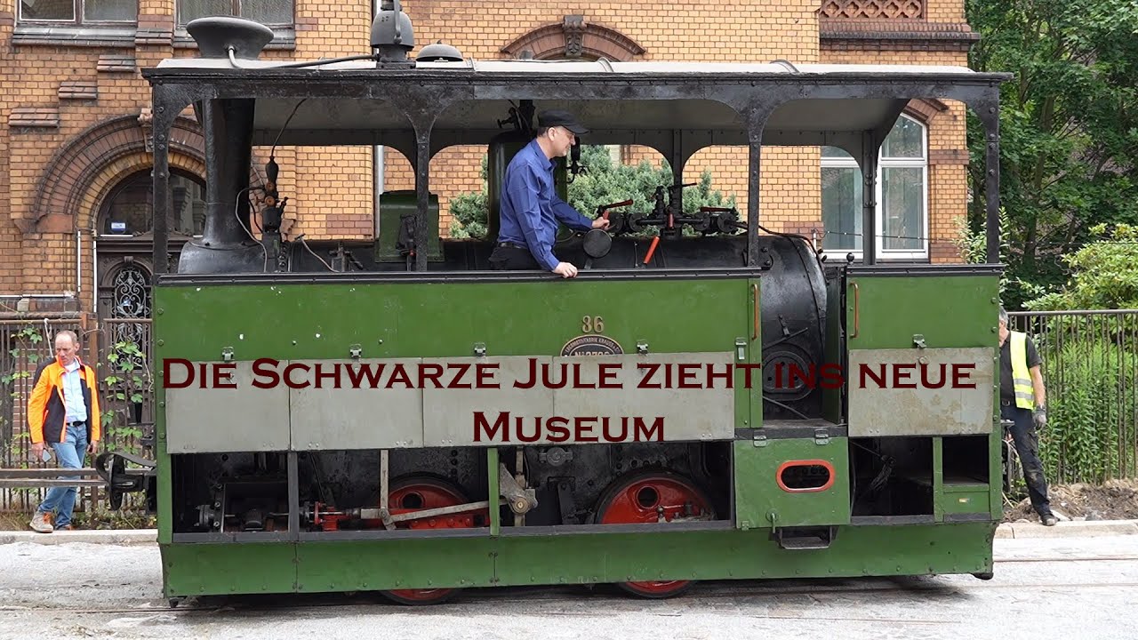 Der Umzug der Schwarzen Jule von Oben