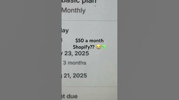 actually insane.... I also heard that Shopify takes additional fees offa what u make #shopify