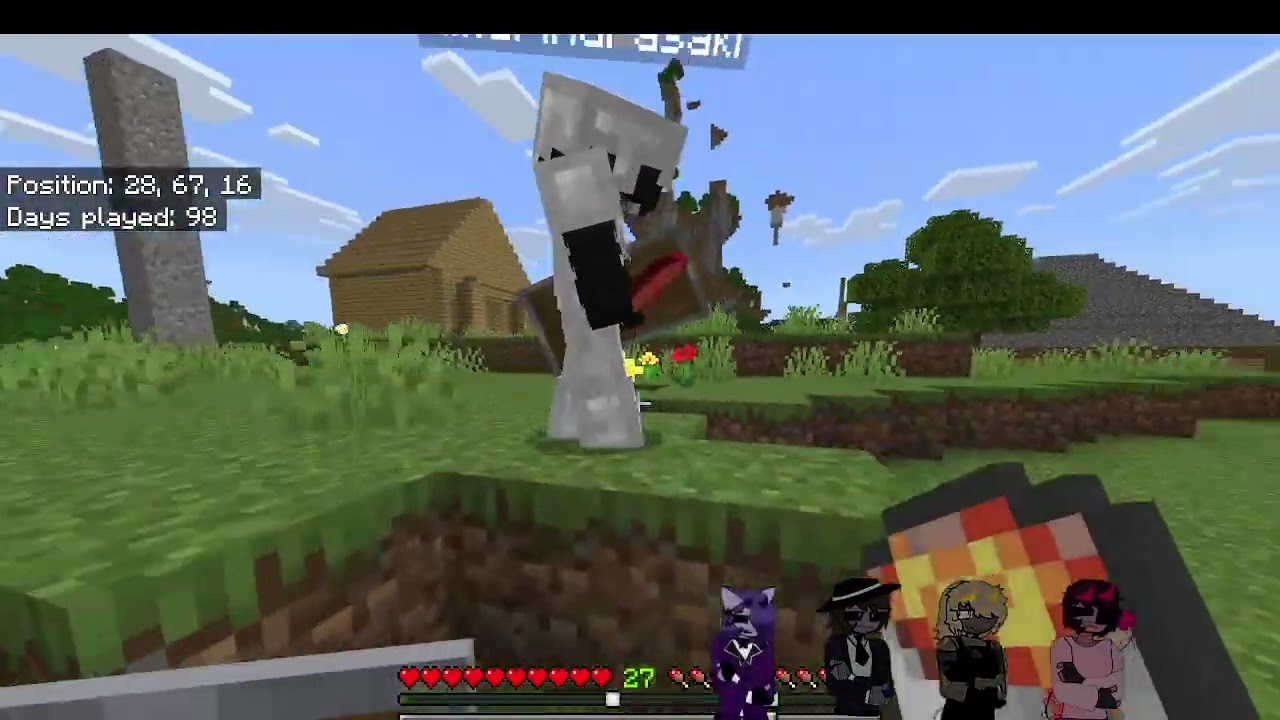 TIME FOR MORE STREAMING CHAOS in minecraft...