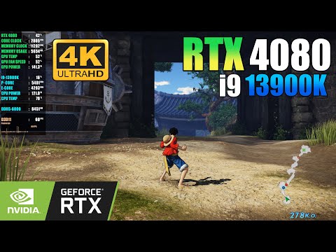 One Piece: Pirate Warriors 4 :  RTX 4080 + i9 13900K ( 4K Maximum Settings )