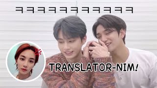 [ENG SUB] Jeonghan calls to confront interpreter jiejie