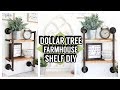 DOLLAR TREE SHELF DIY | FARMHOUSE SHELVES