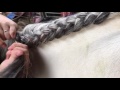 How to crest plait (under)