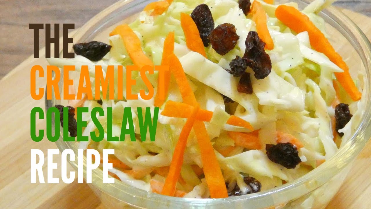 The Creamiest Coleslaw Recipe YouTube