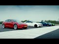 Tesla Model 3 Performance vs Rivals: M3, C63 S & Giulia QV (EXTENDED) | Top Gear : Series 27