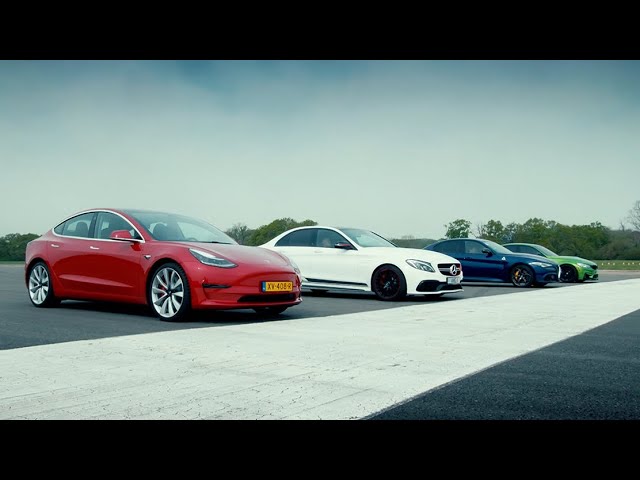 Tesla Model 3 Performance vs Rivals: M3, S & Giulia QV (EXTENDED) | Top Gear : Series 27 YouTube