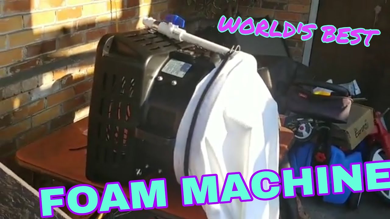 How To Build A DIY Foam Machine – HomeMade