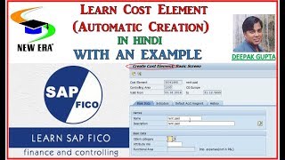Cost Element Creation (Automatic)by Deepak Gupta