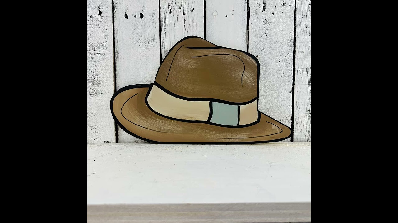 Painting Tutorial Fedora Men's Hat