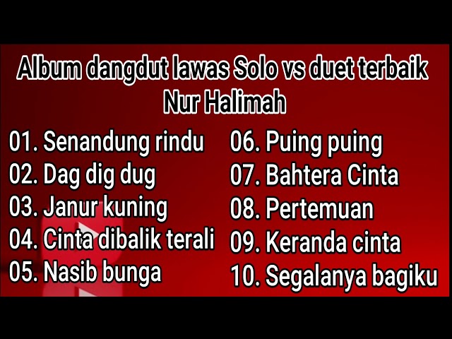 Nur Halimah Album terbaik sepanjang masa. class=