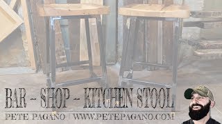 In this video, I build a (two, actually) stool using 1" square steel tube and reclaimed wood, that