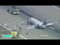 REGARDEZ: Un avion fait un atterrissage forcé à Los Angeles