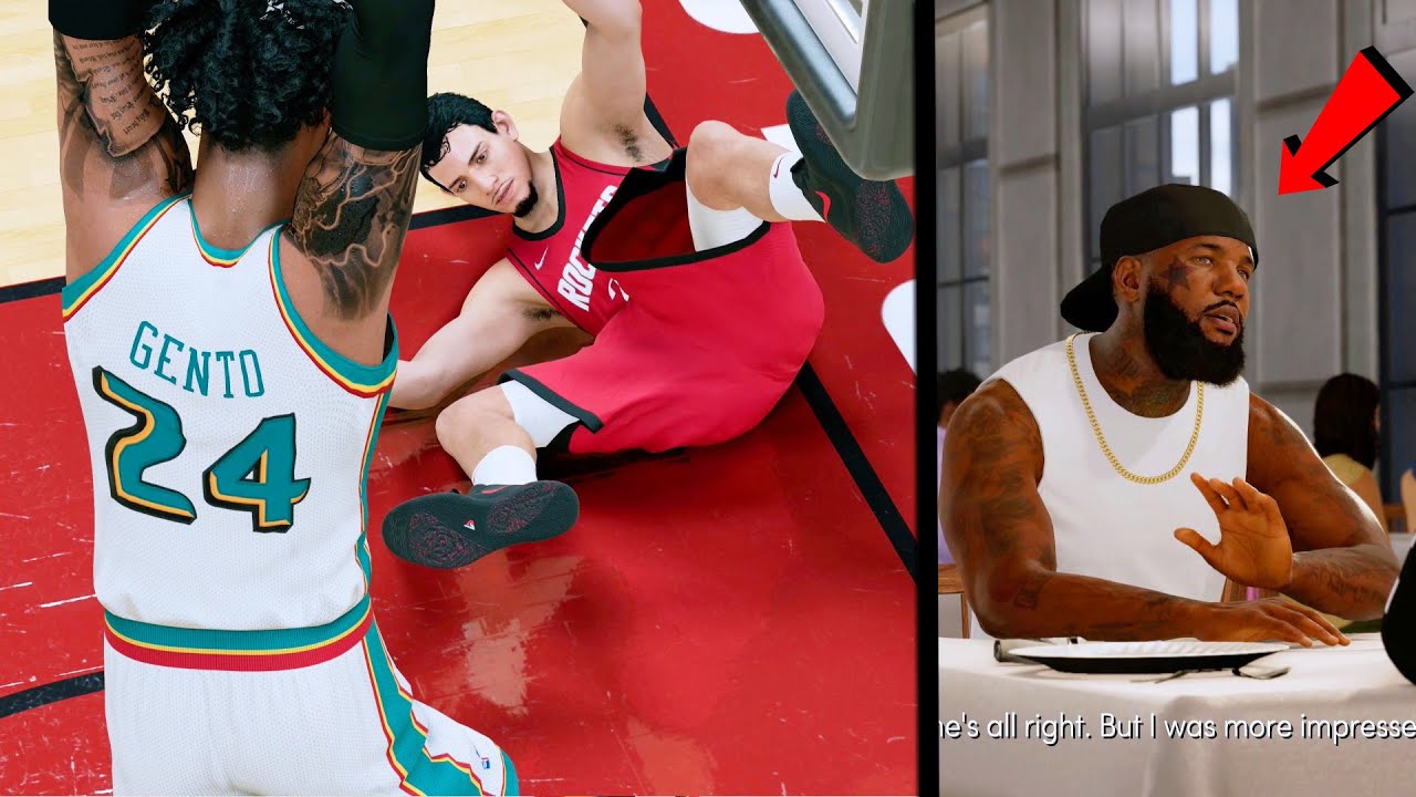 NBA 2k22 My CAREER INSANE ELITE CONTACT DUNKS UNLOCKED! Meeting