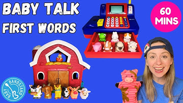Best of First Words for Babies- ONE HOUR - Baby Learning with Ms  Alyssa