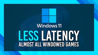 NEW FEATURE: Less Latency in ALL WINDOWED GAMES(DX 10-11) | Windows 11 Insider