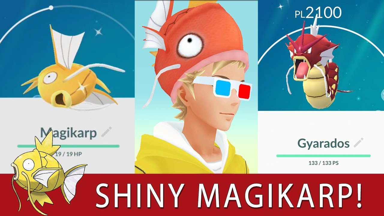 Pokémon Go Shinies - how to catch Shiny Magikarp, Red Gyarados