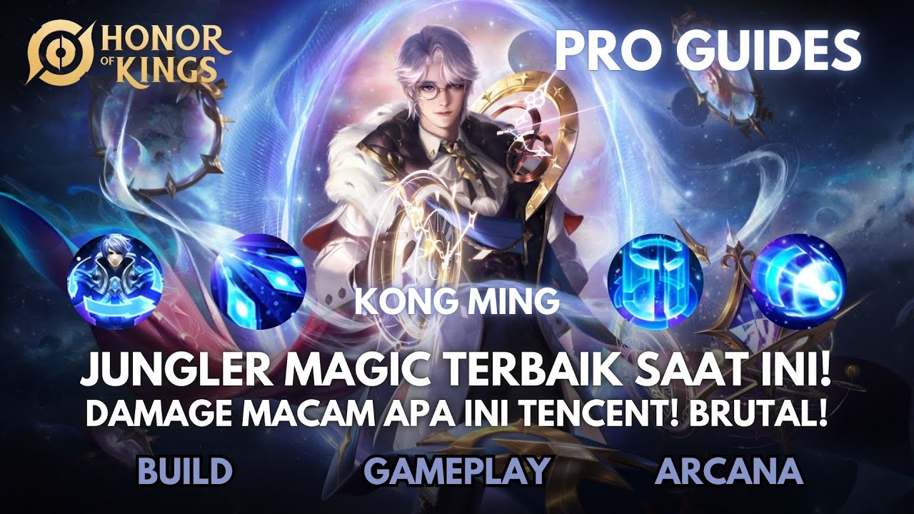 KONG MING Abis Dibuff Jadi Kuat Banget! Brutal Banget Damagenya Tencent! | Honor of Kings Indonesia