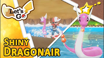 [LIVE!] Shiny Dragonair after a 31 Catch Combo outside the Power Plant! (Pokemon LGPE)