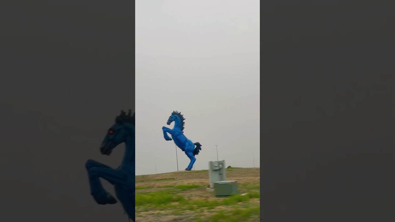 Demon Horse at the Denver International Airport. 