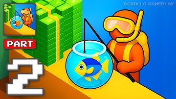 Aquarium Land: Fishbowl World - Gameplay Walkthrough Part 2 - Aquatic Zoo Simulator (iOS, Android)