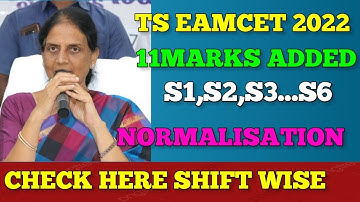 check now✅:ts eamcet 2022||marks added to students||normalisation complete|#tseamcet2022 #tsupdates