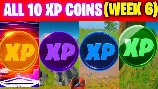 All XP COINS LOCATIONS IN FORTNITE SEASON 4 Chapter 2 (WEEK 6)