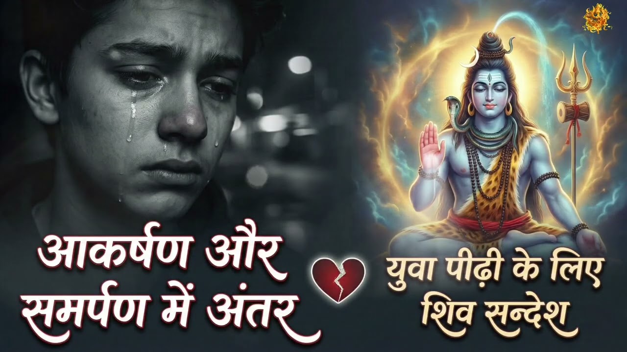 आकर्षण बनाम समर्पण: क्यों आज की युवा पीढ़ी भटक रही है? | शिव उपदेश 🔱 | Motivational Bhakti