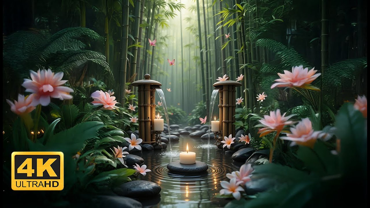 Zen Meditation Music | Deep Healing Ambient Sounds | 4K UHD for Inner ...