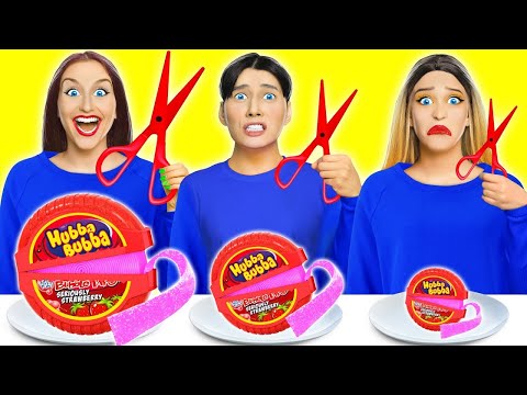 GIANT VS SMALL FOOD CHALLENGE Funny Food Challenges By Multi DO Challenge