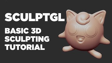 SCULPTGL web app - basic sculpting tutorial (jigglypuff)