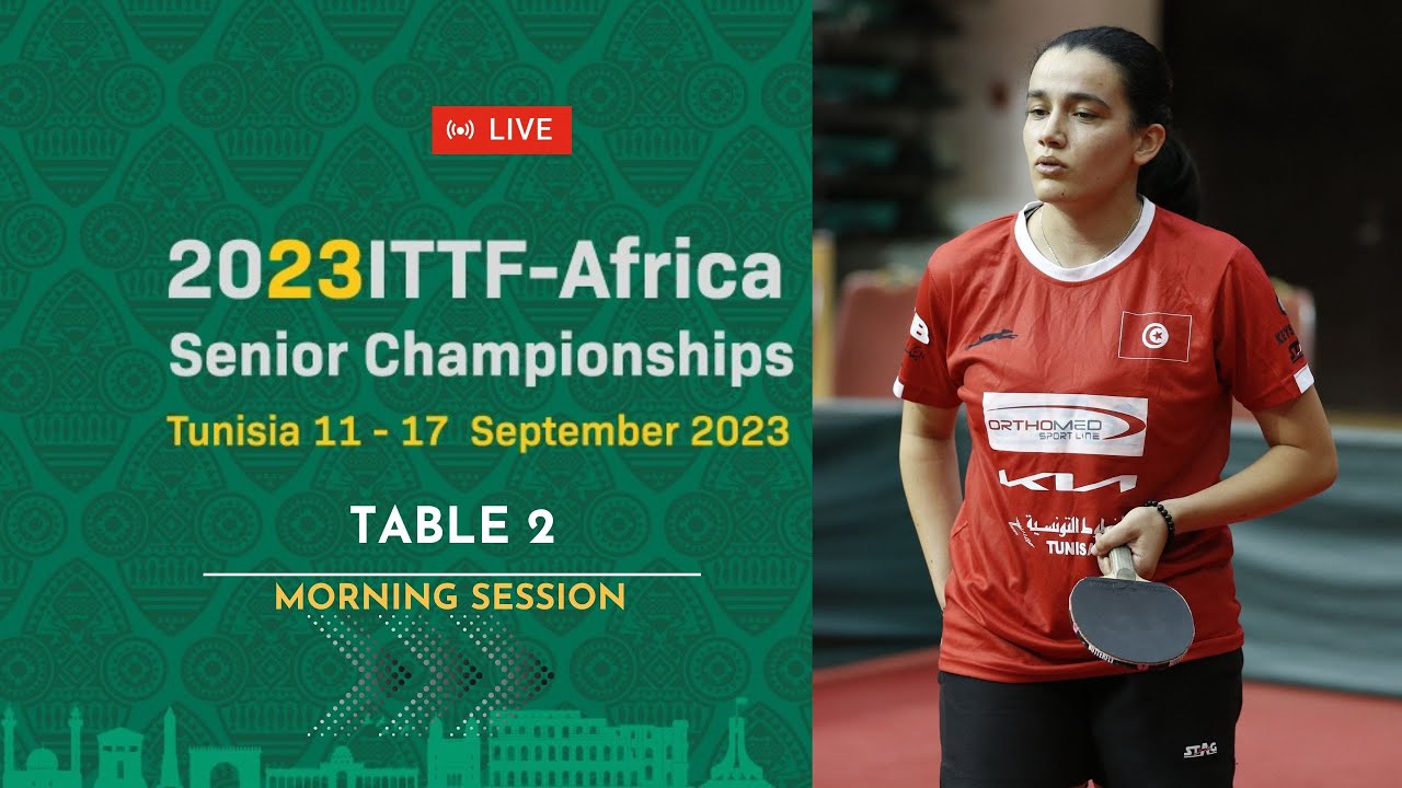 T2/DAY 3/ITTF-Africa Senior Championships/Ranking
