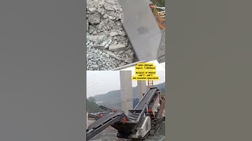 Construction waste + 50℃ high temperature? 🌡️🚜Look at tracked impact crusher! #wocatspom