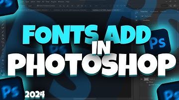How To Download and INSTALL FREE NEW Fonts in PHOTOSHOP | Step By Step Guide