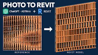 ChatGPT + Revit Tutorial: Photo to Parametric Brick Facade | AI BIM Modeling with ASTRA 6
