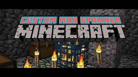 How to Get Custom Mob Spawner in Minecraft 1.8 1.7.10 1.7