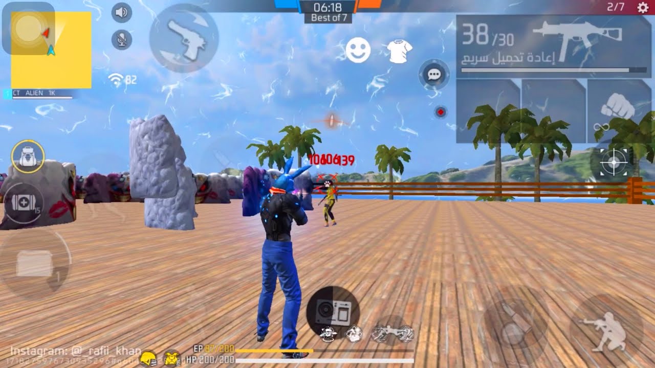 settings free fire iphone 8 plus