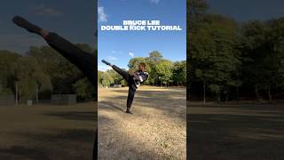 Bruce Lee Double Kick Tutorial #shorts #martialarts