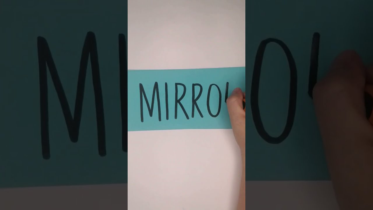 How to Draw a Mirror