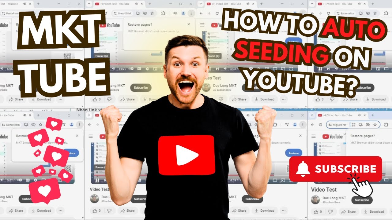 How to auto seeding youtube video | Tool seeding youtube - YouTube
