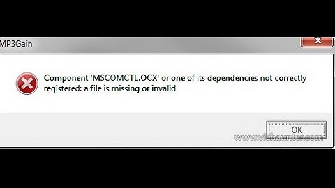 ERRO mscomctl.ocx COMO Resolver? SOLUCAO IMEDIATA!