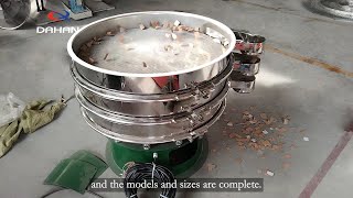 Vibrating grading sieve machine equipment