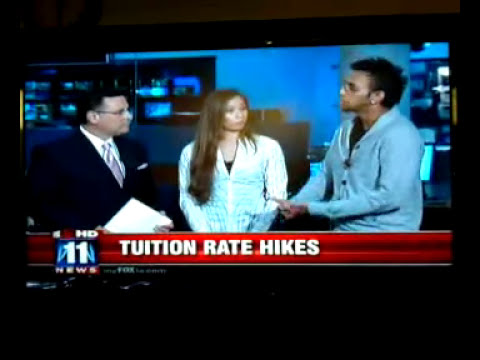 Michelle Santizo and Chirag Bhakta on FOX 11 News
