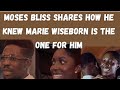 Gospel artist moses bliss share how he knew his fianc marie is the one his sacrifrices marie