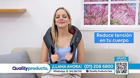 Alivia el dolor en todo tu cuerpo | Homedics Shiatsu Masajeador de Cuello