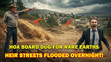 HOA Board Dug Rare Earths From My Hill — Then Panicked When Underground Water Flooded Their Streets