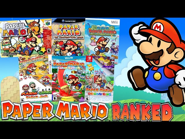 Ranking EVERY Paper Mario Game From WORST TO BEST (Top 7 Games + Bonus  Game) 