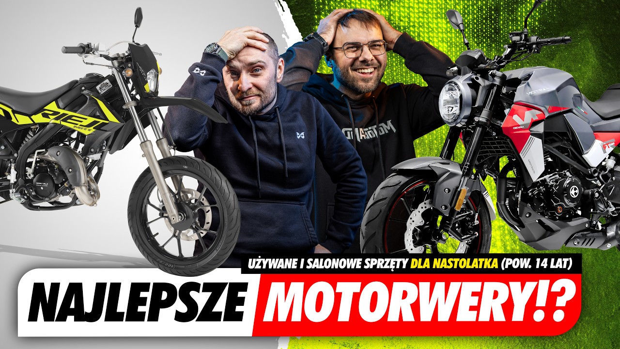Yamaha rządzi, ale te MOTOROWERY to super wybór dla NASTOLATKA!