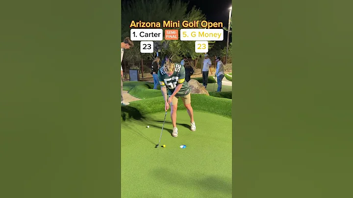 1 Carter vs 5. G Money Semi-Final (Holes 11-12) #golf #minigolf #viral #sports #puttputt #tournament